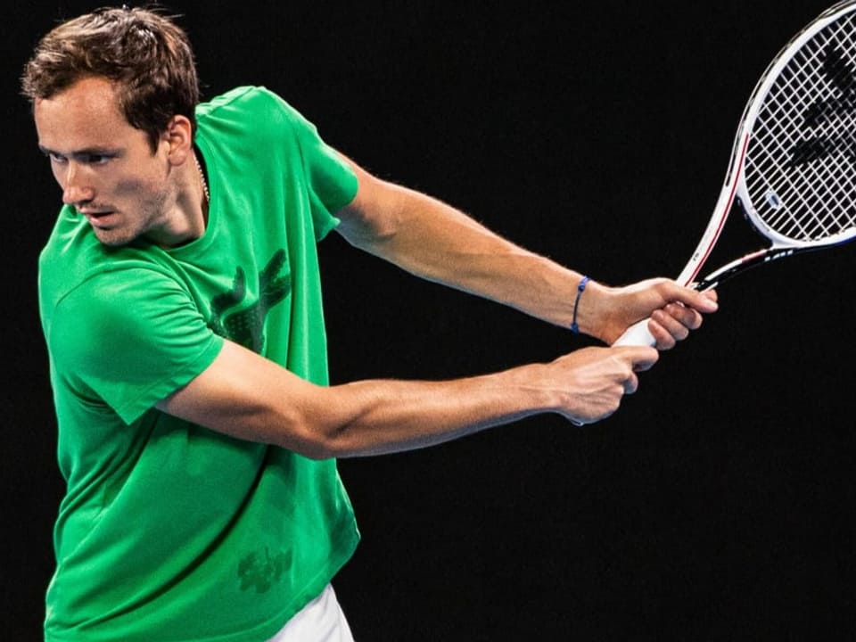 Er will sofort nachlegen Daniil Medwedew.