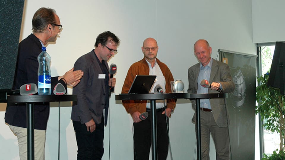 Marc Lehmann, Ulrich Achermann und Patrik Wülser auf dem Podium.