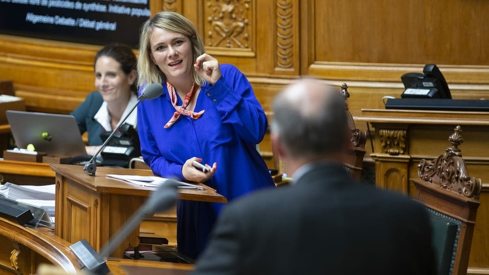 Kathrin Bertschy im Parlament