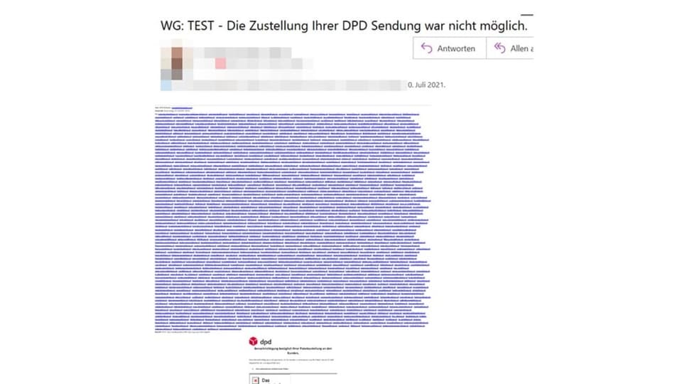 Phishing-Mail mit riesiger Verteilerliste