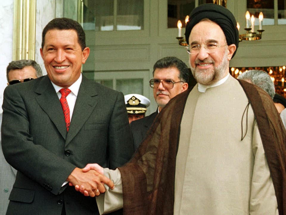 Hugo Chávez und Mohammed Khatami