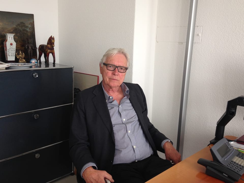 Rambert in seinem Büro in Zürich-Wiedikon 