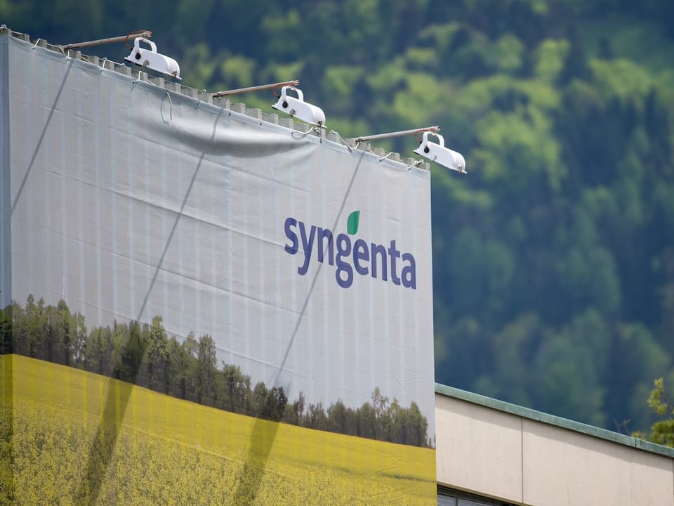 Syngenta Logo auf Fassade
