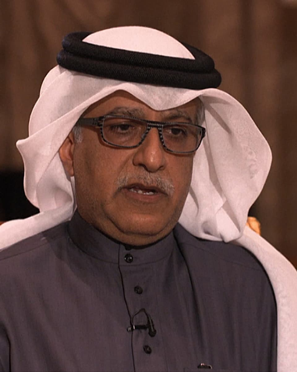 Porträt Scheich Salman bin Ibrahim Al Chalifa.