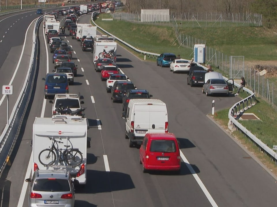 Stau vor Gotthard