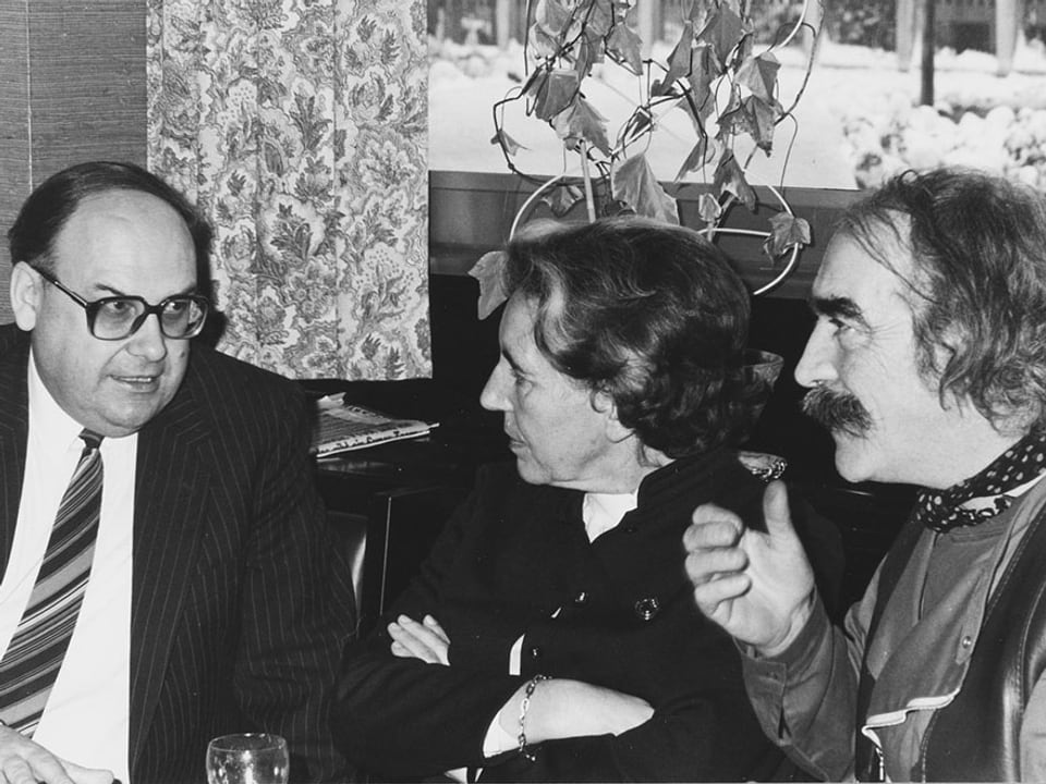 Ernst Mühlemann, Edith Rüefli, Jean Tinguely.