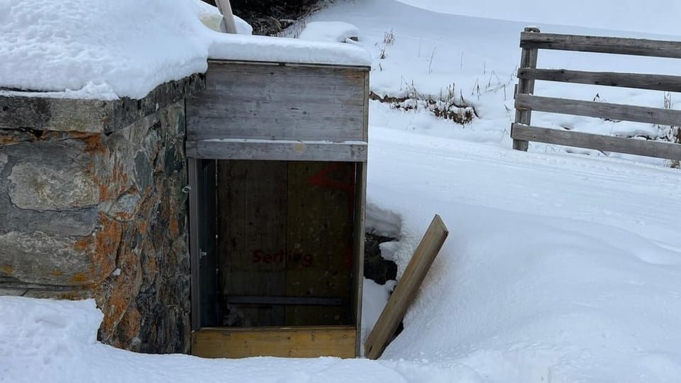 Sammelbrunnen im Davoser Seitental Sertig