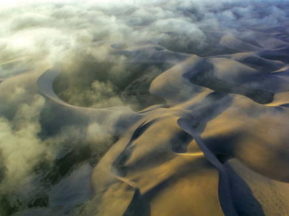 Die Namib-Wüste.
