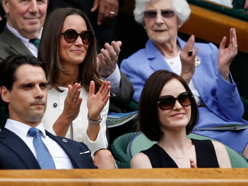 Schauspielerin Michelle Dockery beim Wimbledon-Turnier.