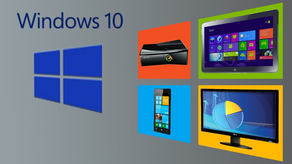 Windows 10 läuft auf der XBox, dem Desktop, dem Handy und dem Tablet.