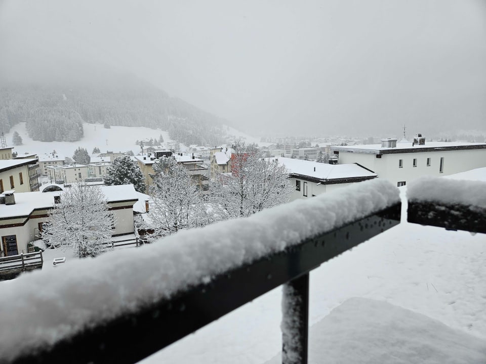 Schnee in Davos