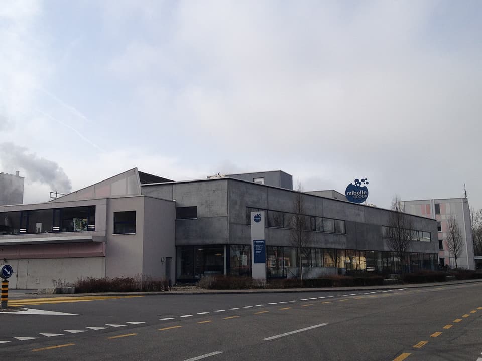 Mibelle-Fabrik in Buchs.
