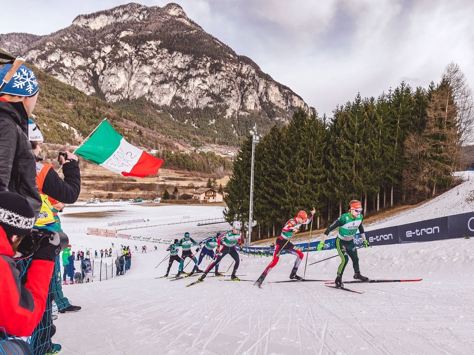 In Val di Fiemme finden die Nordisch-Wettbewerbe und Eisschnellaufen statt.