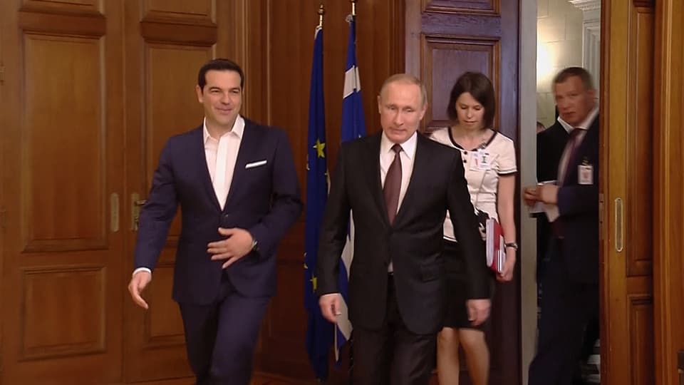 Putin trifft Tsipras in Athen