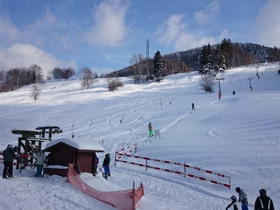 Skilift Oltingen in Betrieb