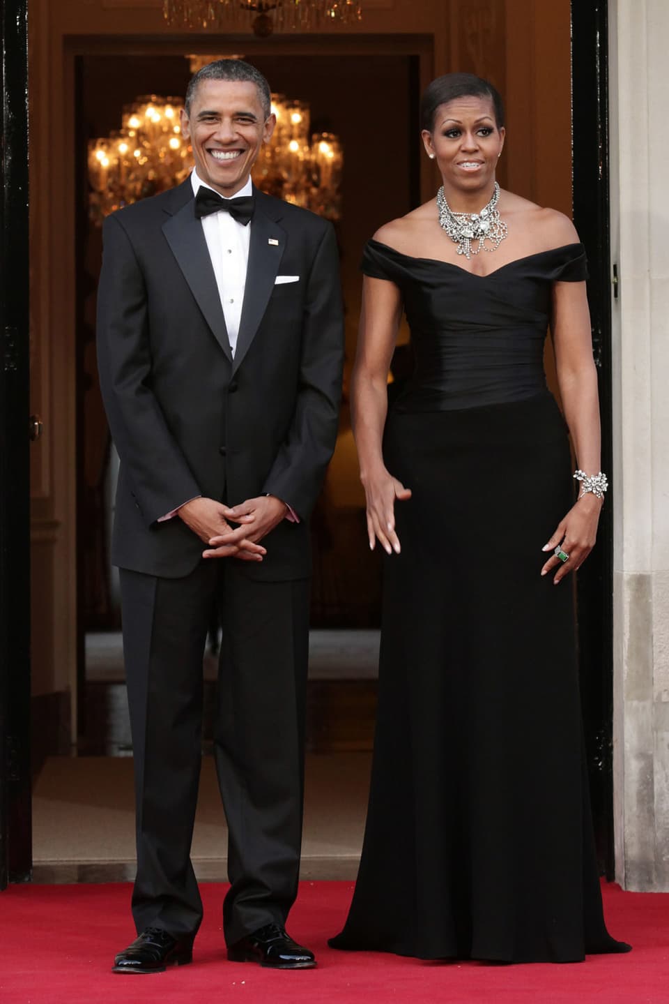 Das ehemalige Präsidentenpaar von Amerika Barack und Michelle Obama.
