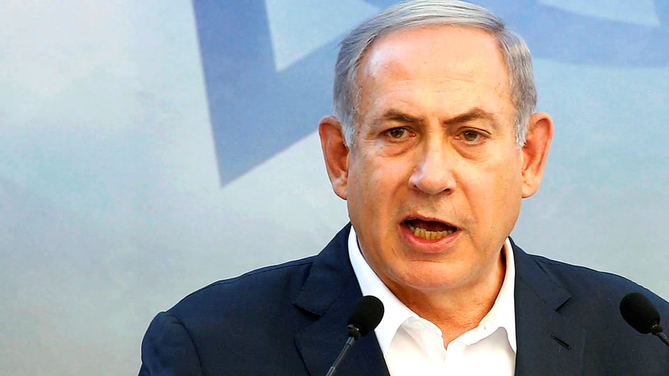 Israels Ministerpräsidenten Benjamin Netanjahu.