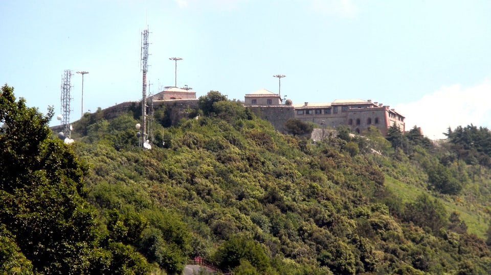 Blick auf die Forte Begato in Genua.