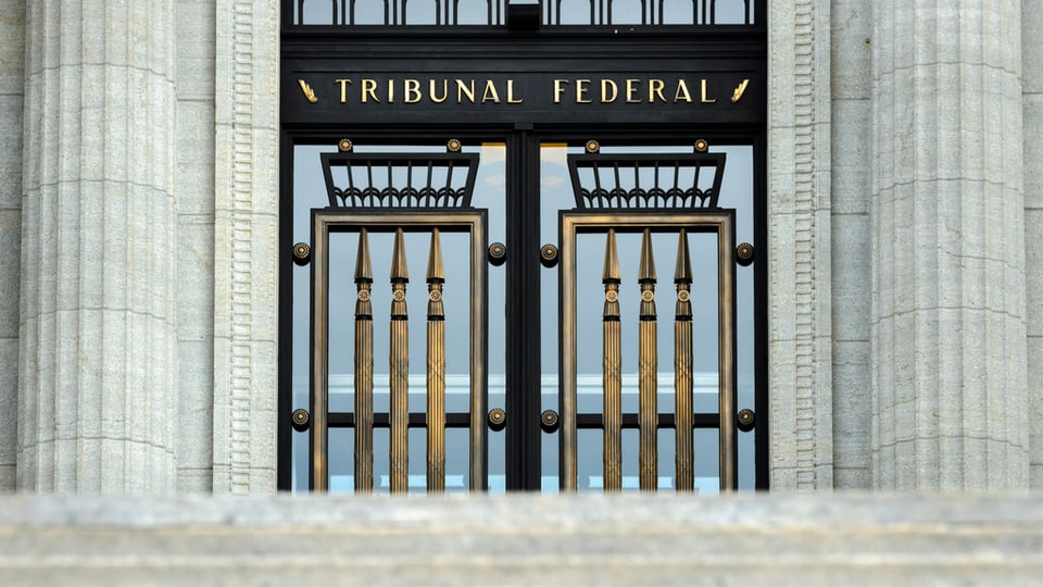 Eingang zum Bundesgericht
