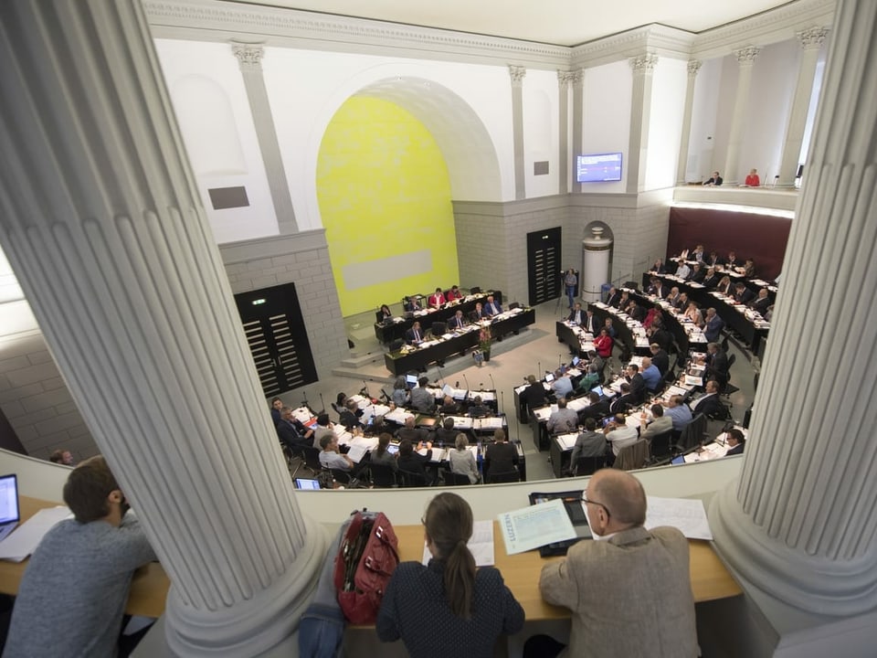 Blick ins Luzerner Kantonsparlament