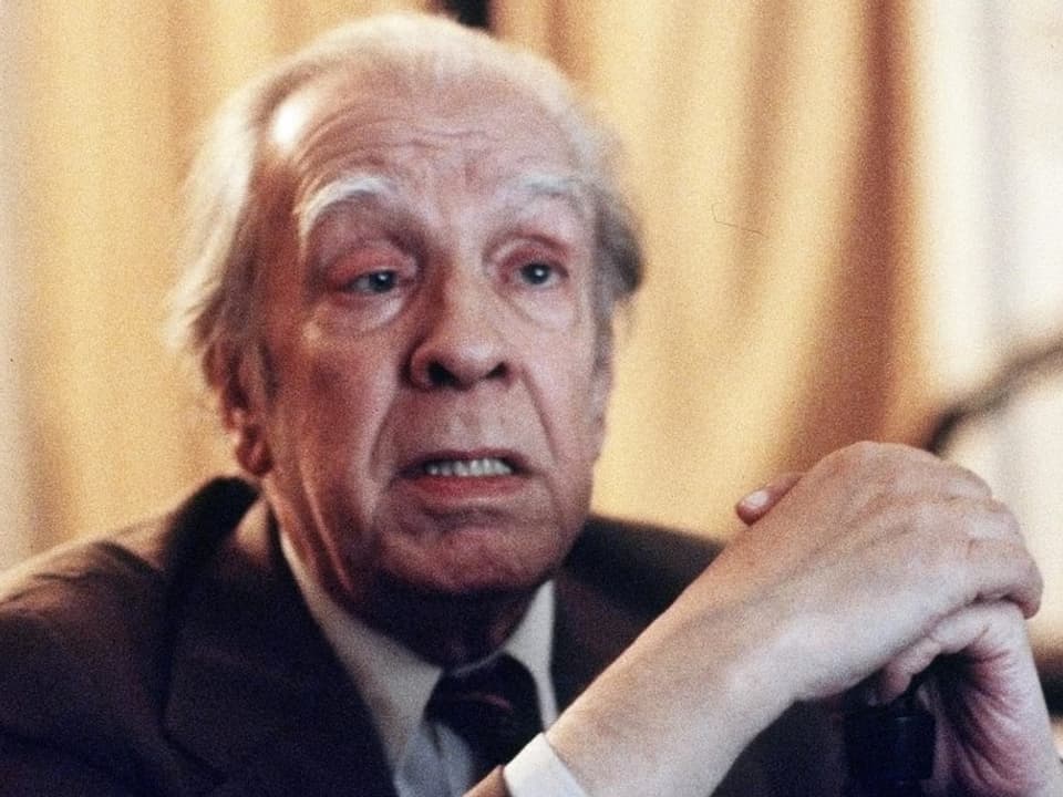 Porträt von Jorge Luis Borges.