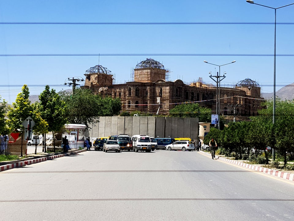 Der Darul Aman Palast in Kabul.