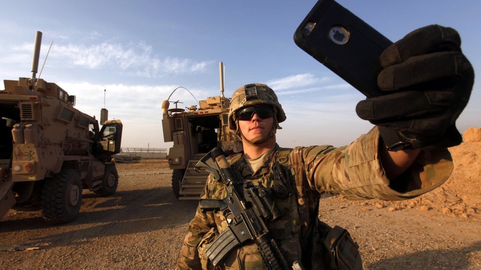 Die Trainings der Soldaten verraten alles – sofern das Mobiltelefon dabei ist