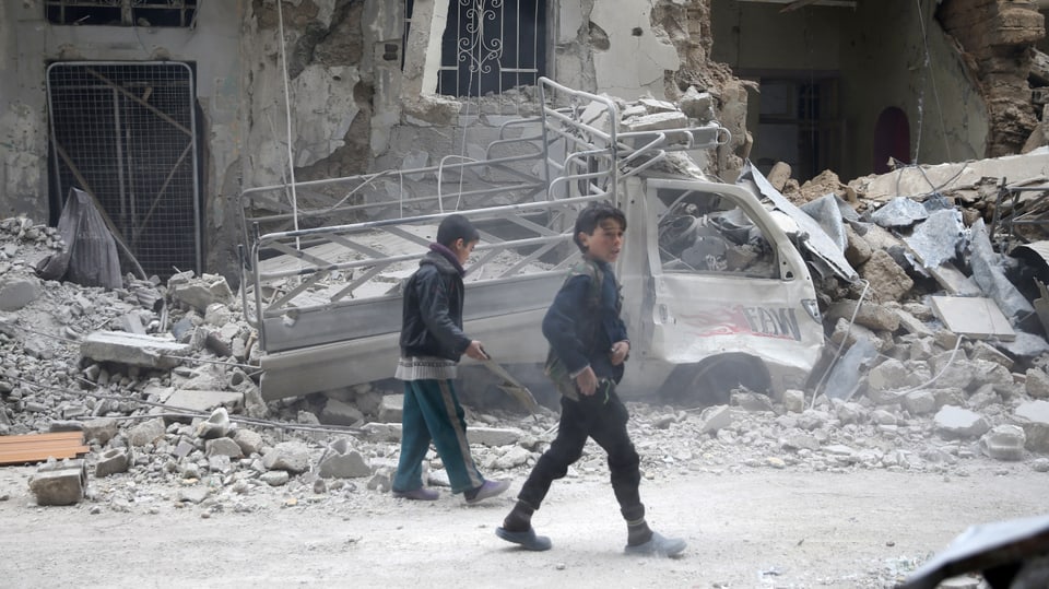 Der Krieg in Syrien bedroht immer noch Tausende Zivilisten