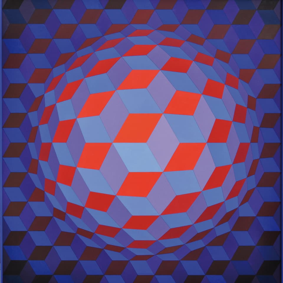 Victor Vasarely, Chey-Rond-Va, 1970.