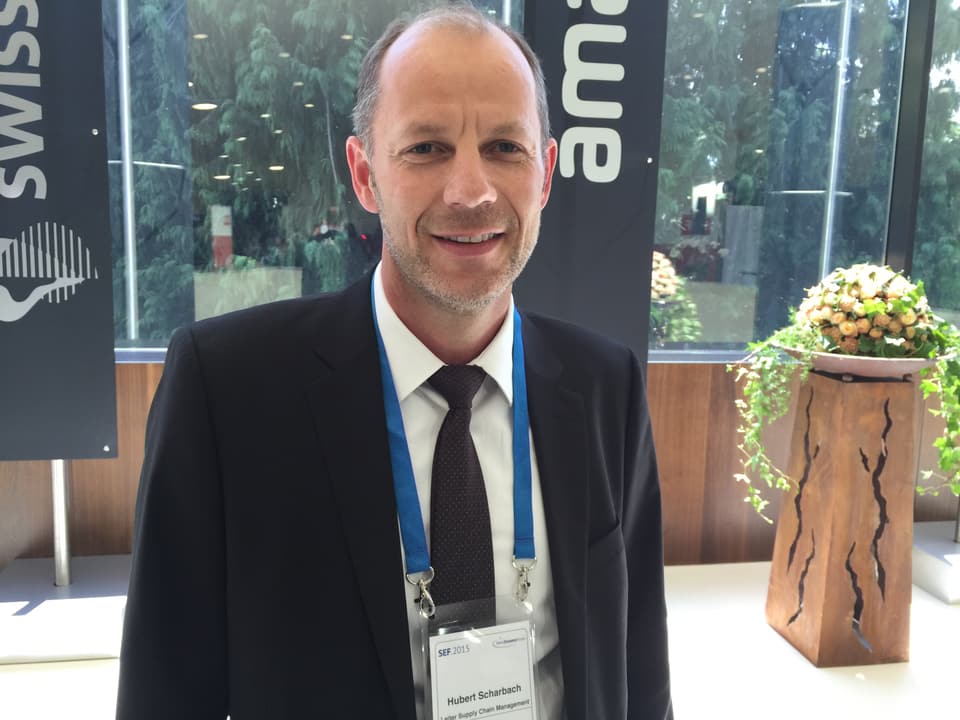 Hubert Scharbach, Head of Procurement and Logistics Siemens Schweiz