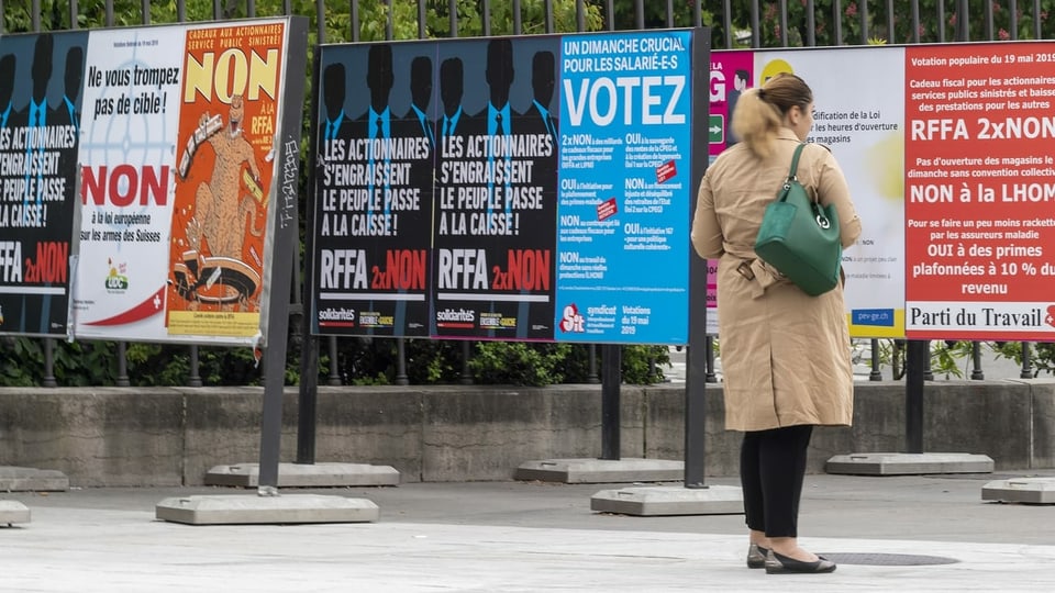 Nachhilfe im Abstimmen und Wählen in Genf