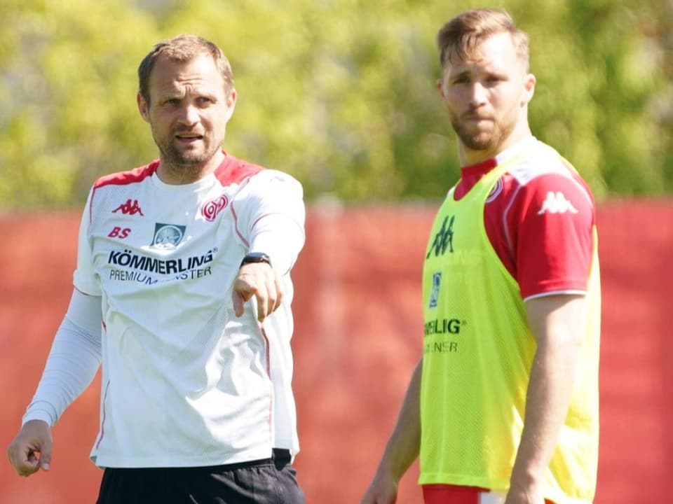 Bo Svensson und Silvan Widmer im Gespräch.