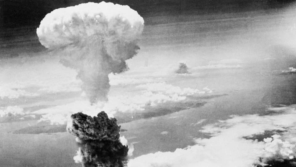 Der Pilz der Nagasaki-Atombombe.