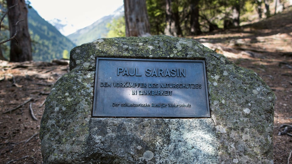 Gedenktafel für Paul Sarasin