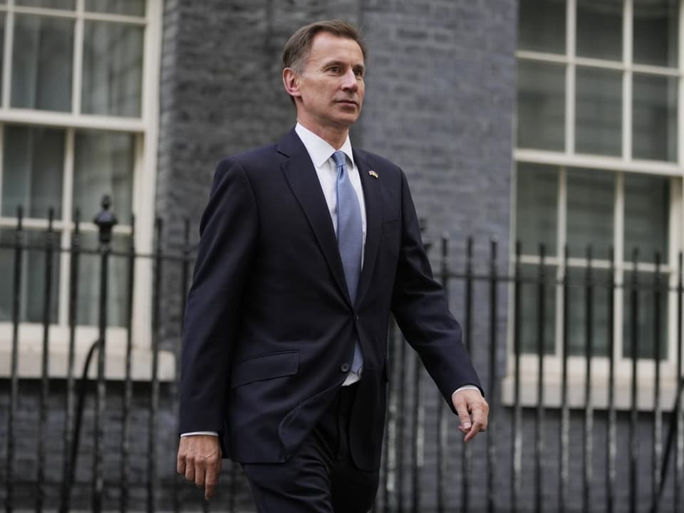 Finanzminister Jeremy Hunt