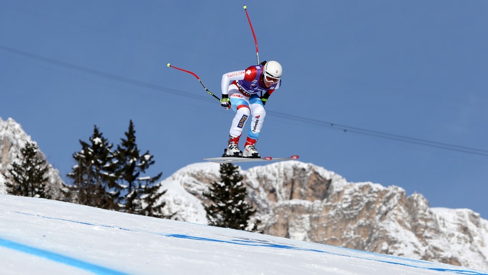 Fabienne Suter war im 1. Training die schnellste Schweizerin.