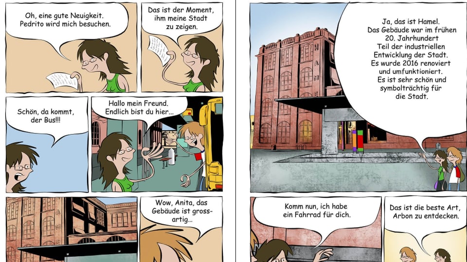 Der Comic über Arbon stammt aus der Feder eines international bekannten Karikaturisten.