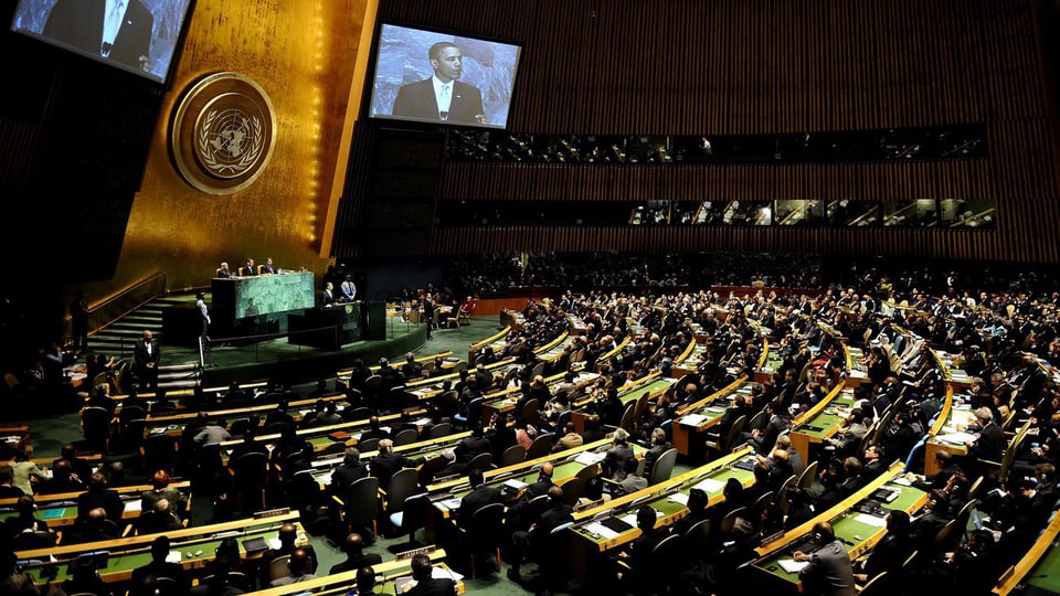 Obama spricht vor den UNO-Mitgliedern in New York