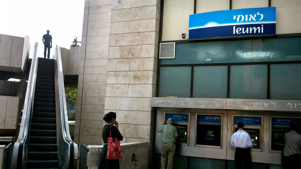 Filiale der israelischen Bank Leumi in Jerusalem.