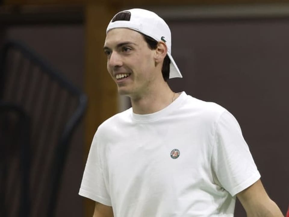 Steht in der 1. Runde des Rasen-Slams Marc-Andrea Hüsler.