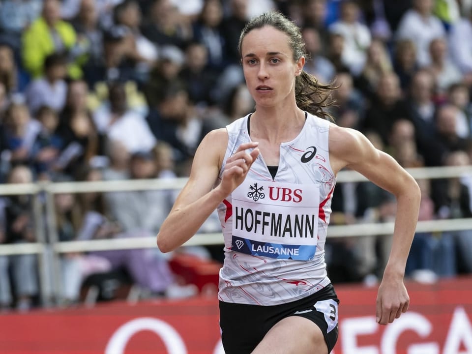Lore Hoffmann rennt.
