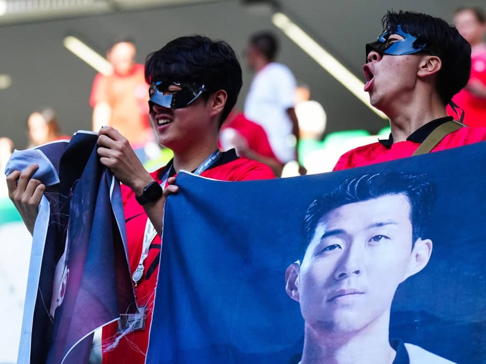 Südkorea-Fans.