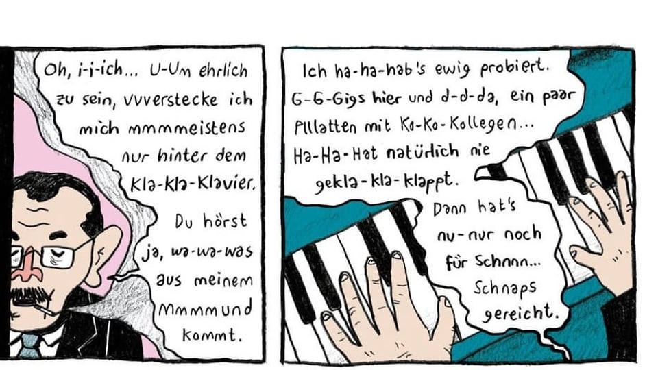 eine Seite eines Comics