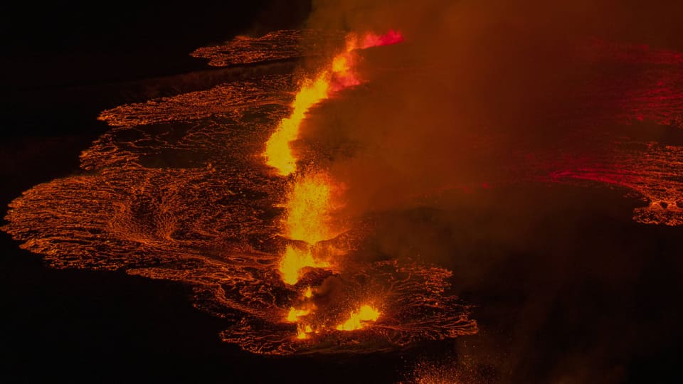 Lava-Ausbruch in Grindavík