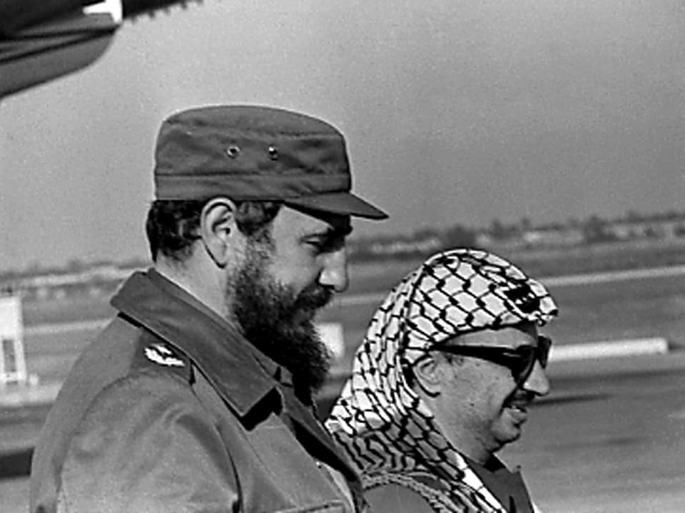 Arafat und Castro