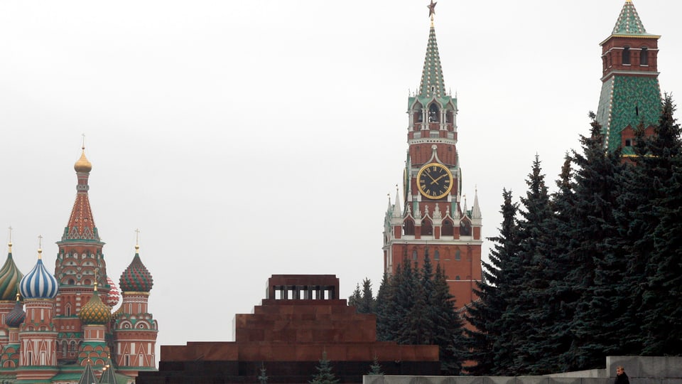 Kirchturmuhr im Kreml.
