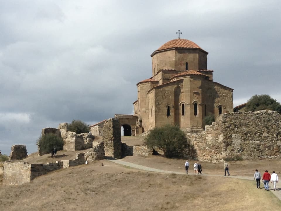 Georgisch-orthodoxe Klosterkirche Dschwari bei Mzcheta, 6. Jhdt. n Chr., UNESCO-Kulturerbe.