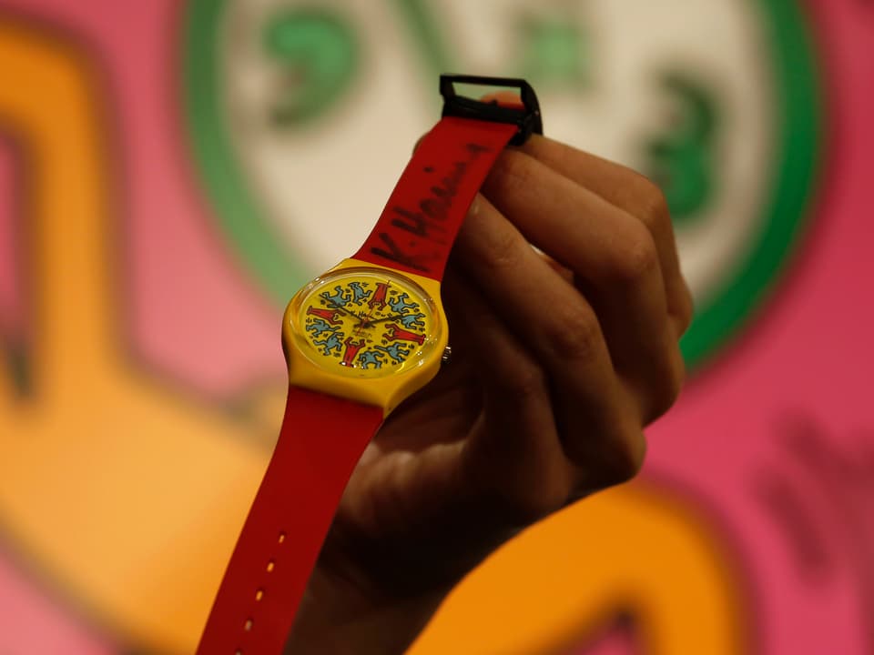 Swatch-Uhr von Keith Haring