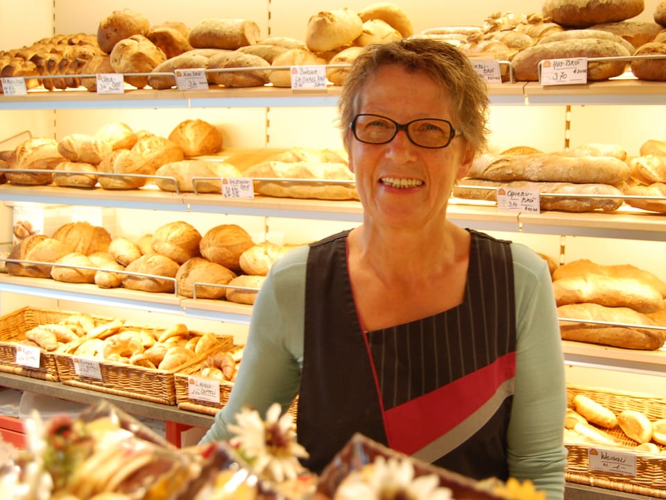Marianne Heiniger von der Bäckerei Kreuzweg Unterlangenegg.