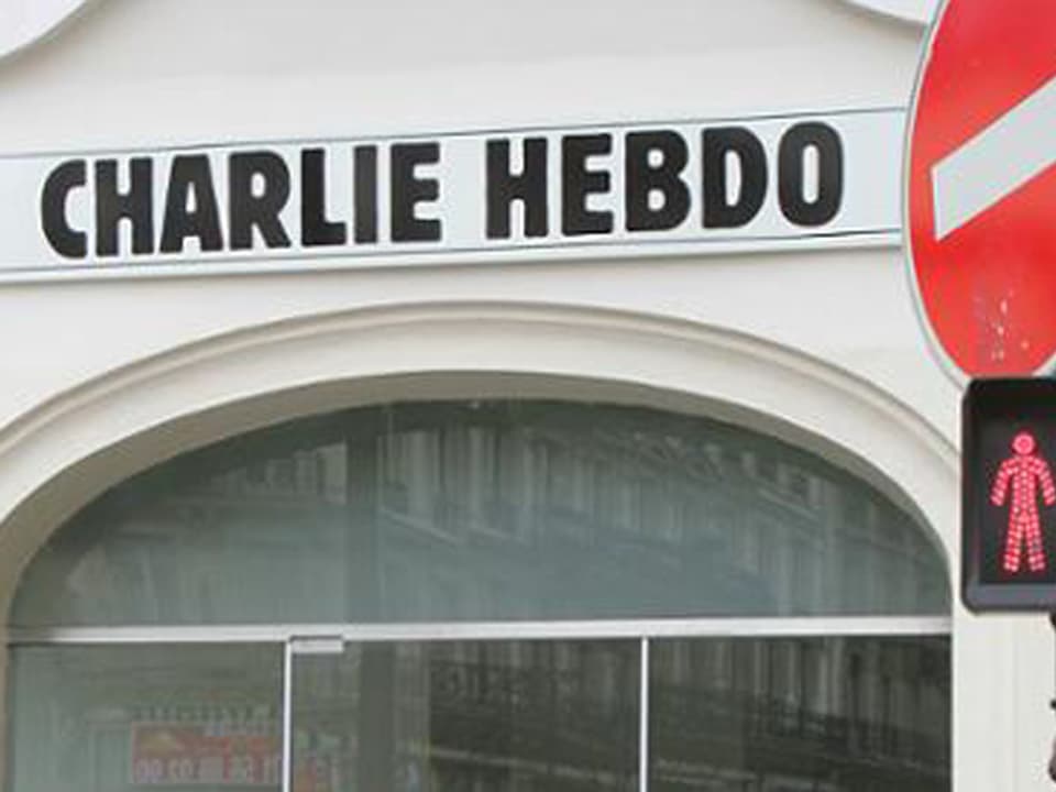 Gebäude von Charlie Hebdo von aussen.